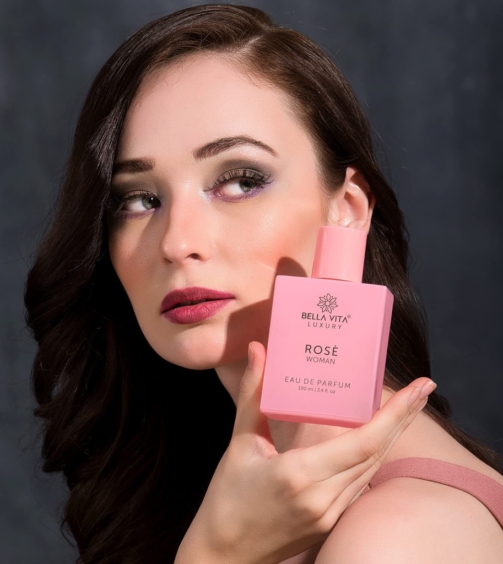 Bella Vita Organic Rose Woman Perfume _ Eau De Parfum Long Lasting Fragrance For Everyday Wear - 100 ml