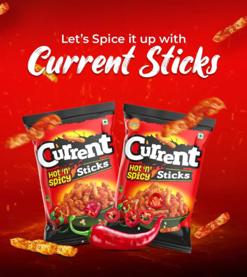 Current Hot N Spicy Sticks 80 g