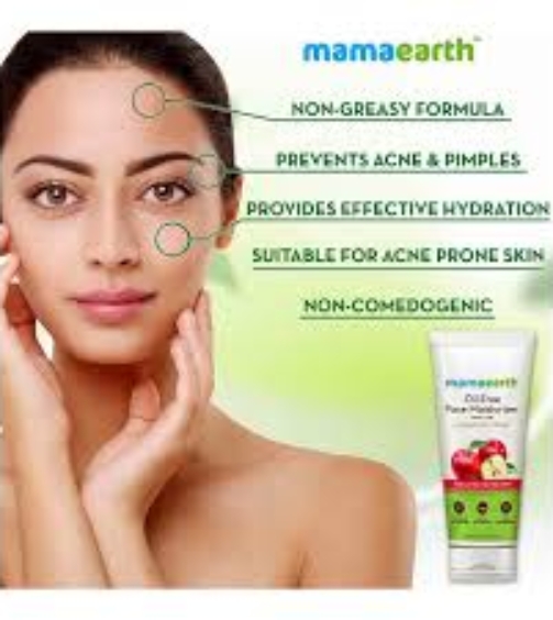 Mamaearth Oil-Free Face Moisturizer For Acne-Prone Skin, 80Ml 1