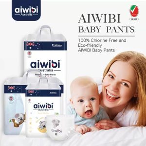 Aiwibi Premium Diapers Baby Pants - Large 40 Pcs